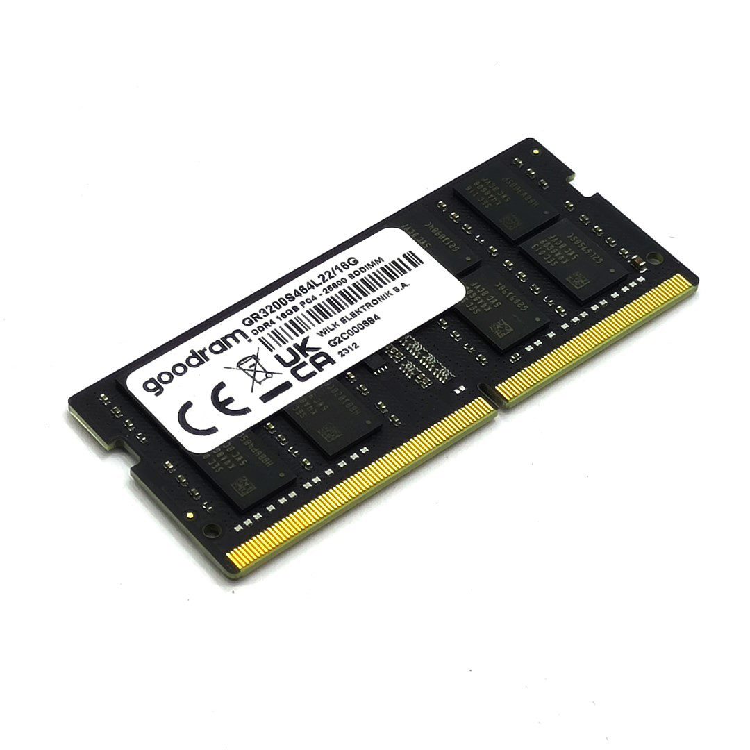 16GB GOODRAM 3200MHz (GR3200S464L22-16G) 1.2V DDR4 Notebook Ram - görsel 2