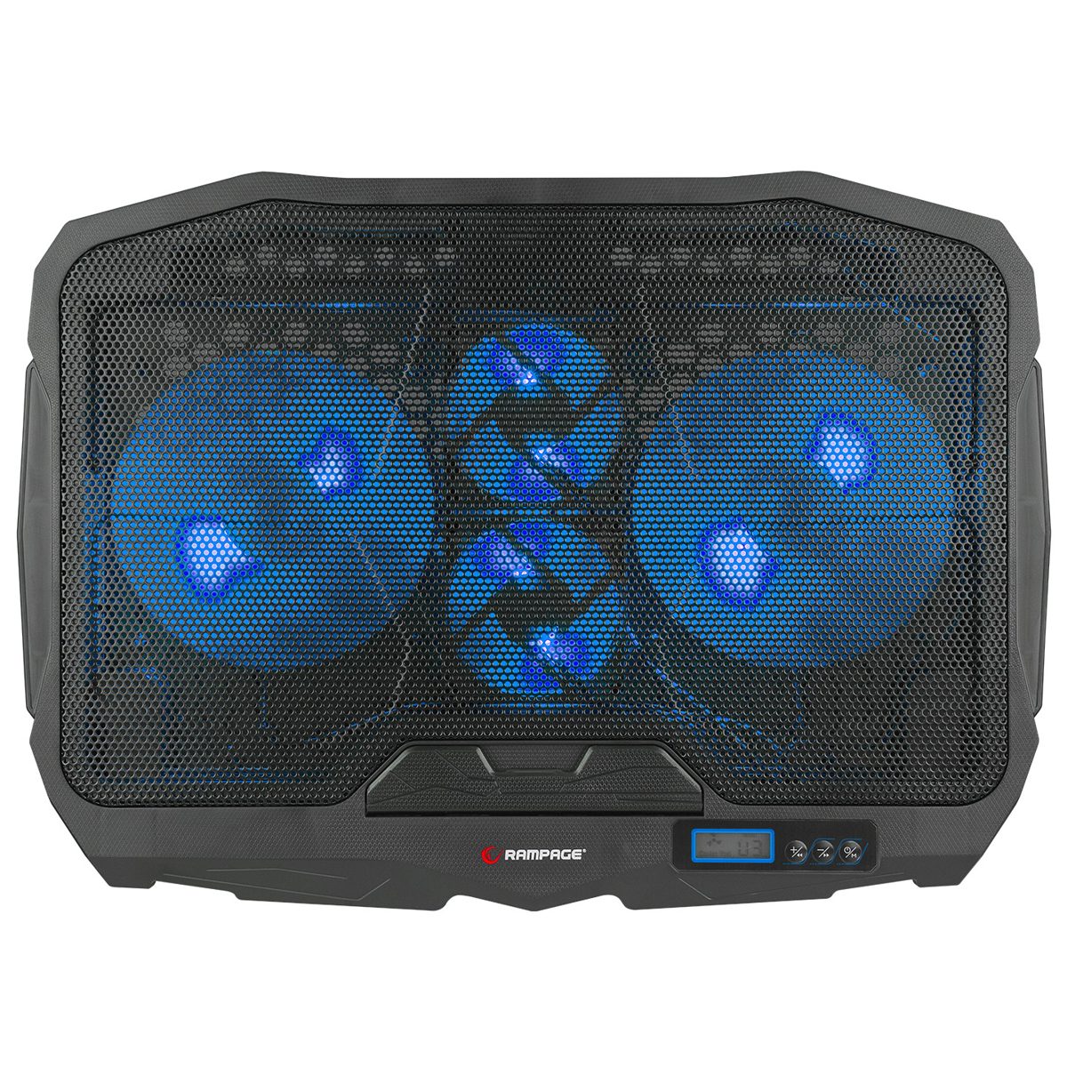 Addison Rampage AD-RC4 Mavi Ledli 2*125mm+2*70mm Işıklı Fan 15-17 Notebook Soğut - görsel 2