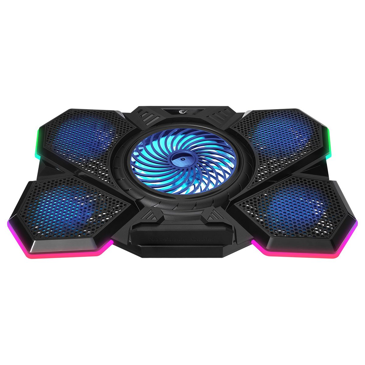 Addison Rampage AD-RC13 BELLATRIX Siyah 5 Fan 2 USB RGB Işıklı 15-17 Notebook So - görsel 2