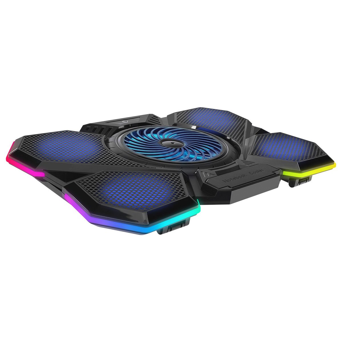 Addison Rampage AD-RC13 BELLATRIX Siyah 5 Fan 2 USB RGB Işıklı 15-17 Notebook So - görsel 3