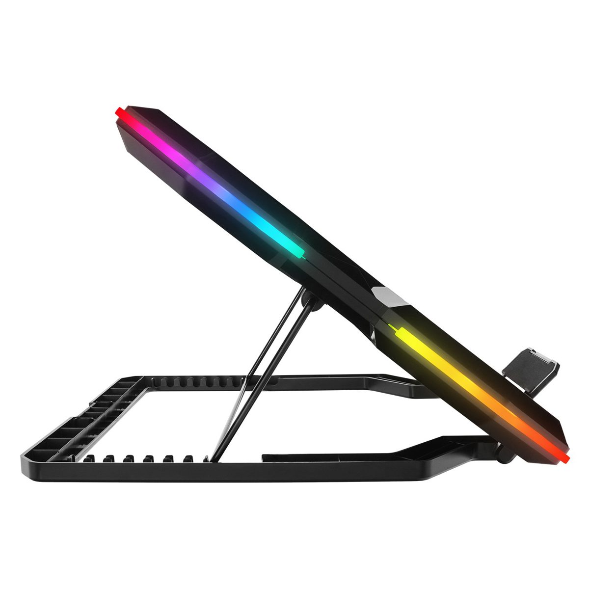 Addison Rampage AD-RC13 BELLATRIX Siyah 5 Fan 2 USB RGB Işıklı 15-17 Notebook So - görsel 4