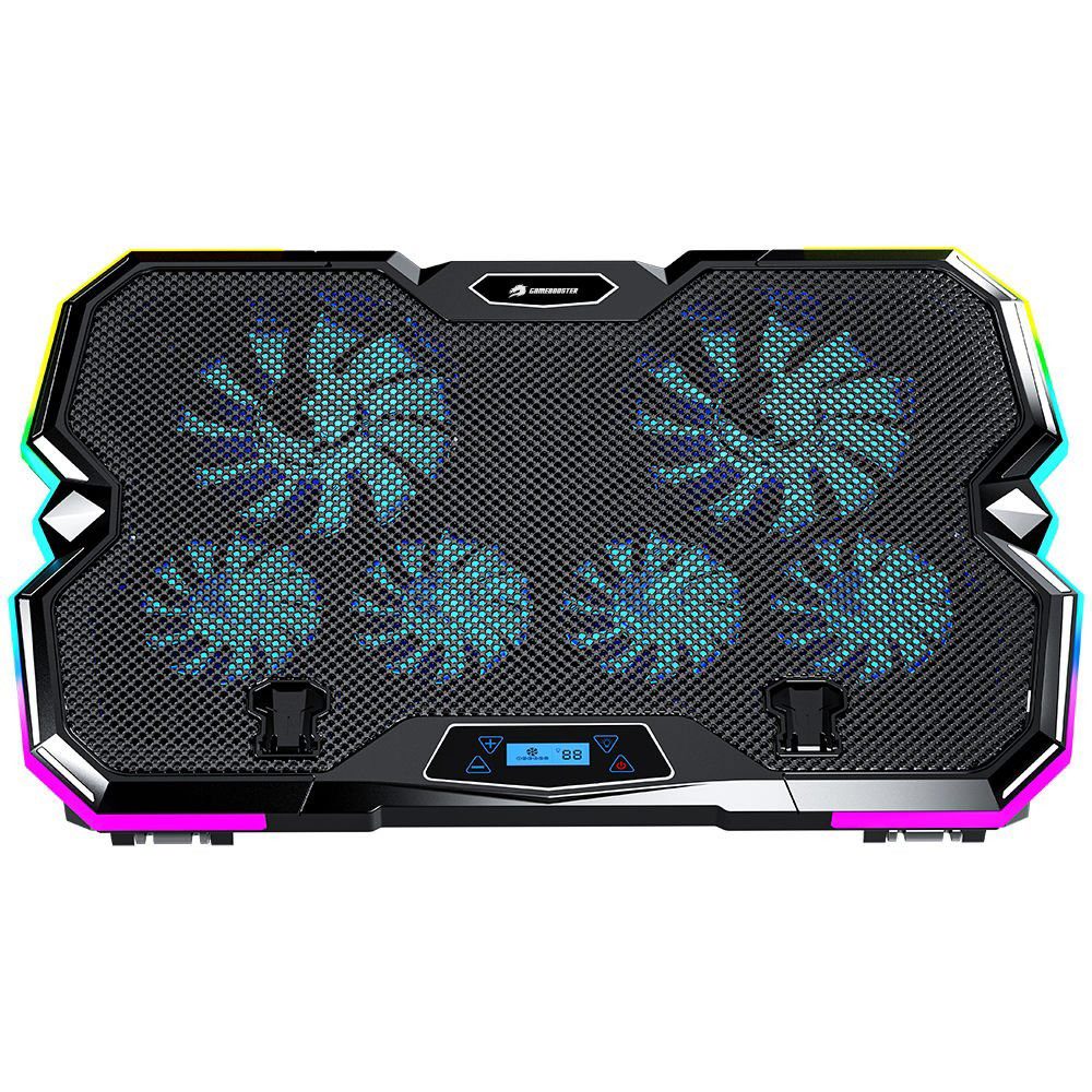 GameBooster GB-NS10 Hurricane RGB+Telefon Stant Notebook Soğutucu - görsel 2