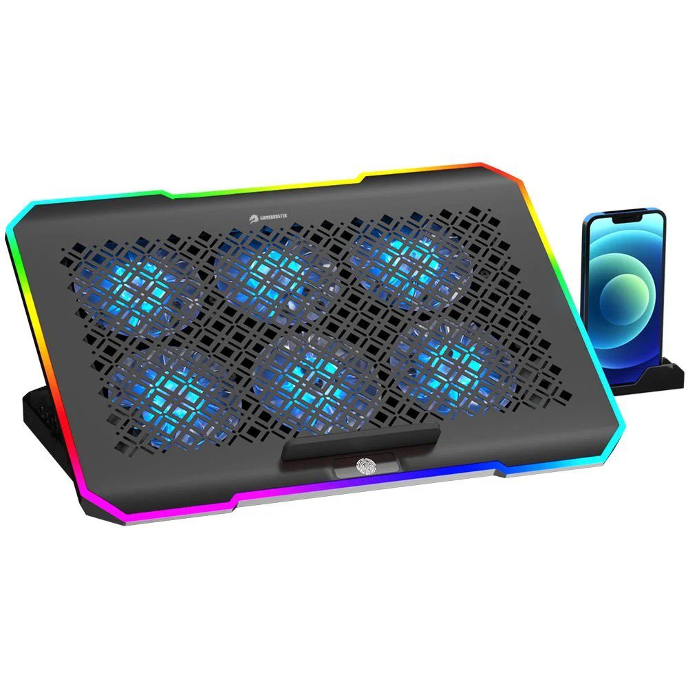 GameBooster GB-NS61 15-17" Siyah 6-Fanlı Notebook Soğutucu - görsel 2