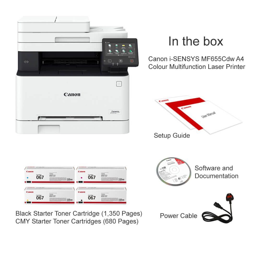 Canon MF655CDW A4 Renkli Çok Fonksiyonlu Dublex Laser Yazıcı USB 2.0,Ethernet,Ka - görsel 2