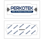 100 Adet HGS Etiketi
