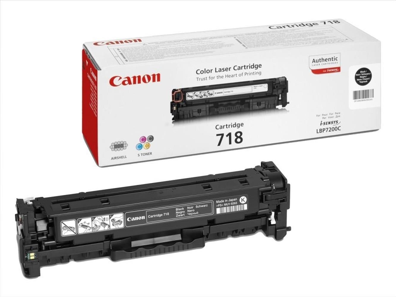 Canon CRG-718BK Black Siyah 2'li Toner MF728/729 MFC8350/8580 LBP7210