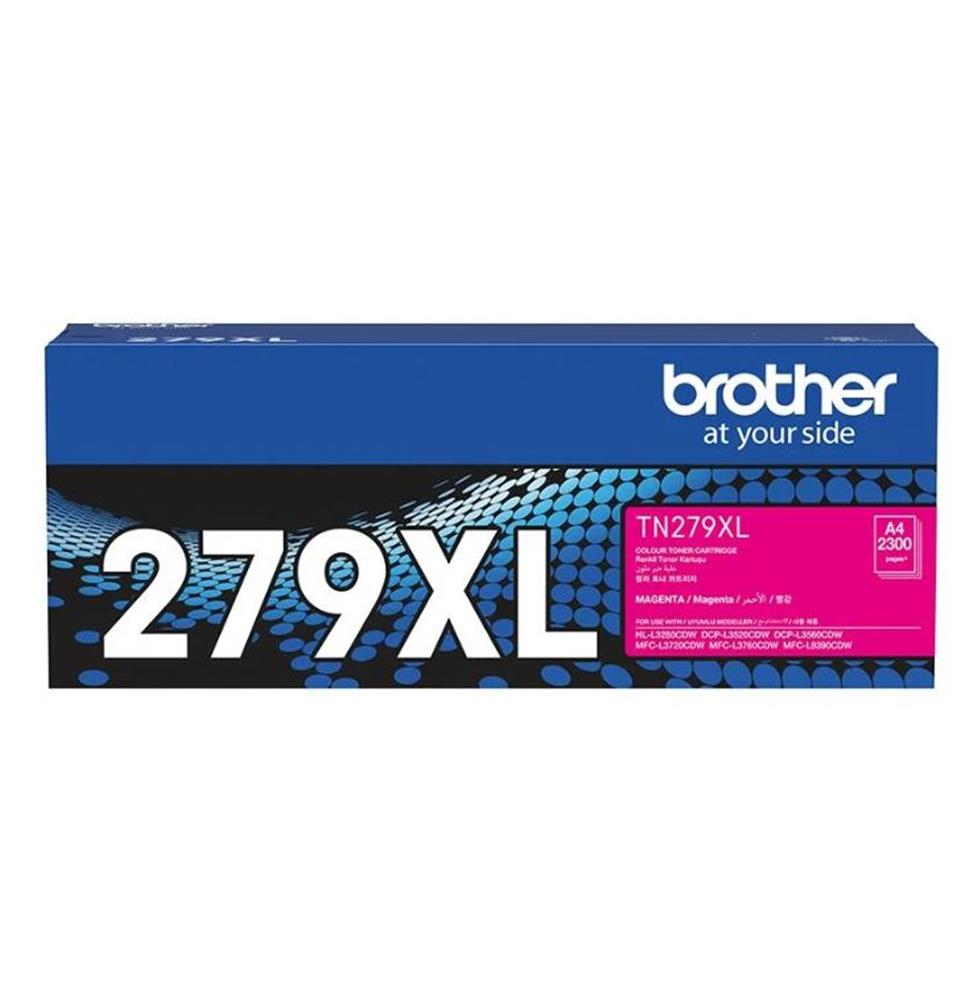 Brother TN-279XLM Magenta Kırmızı Toner HL-L3280CDW DCP-L3520/3560 MFC-L3720/3760/8390 2.300 Sayfa