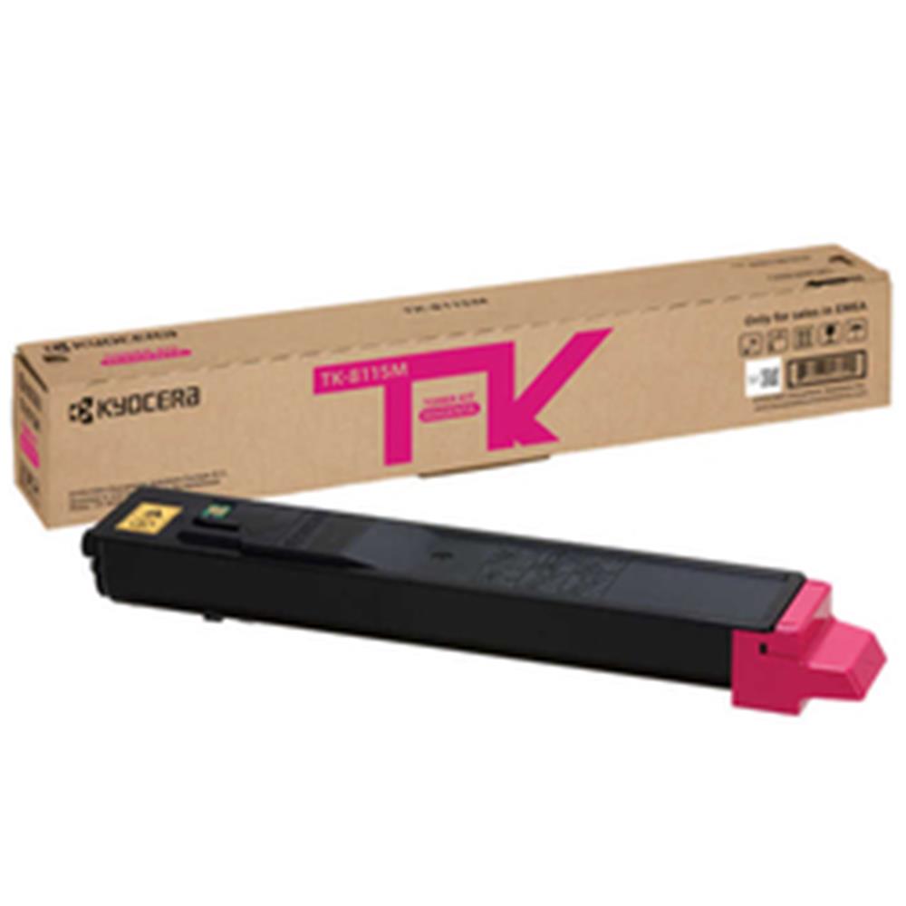 Kyocera TK-8115M Magenta Kırmızı Orjinal Fotokopi Toneri Ecosys M8124cidn/M8130cidn 6.000 Sayfa