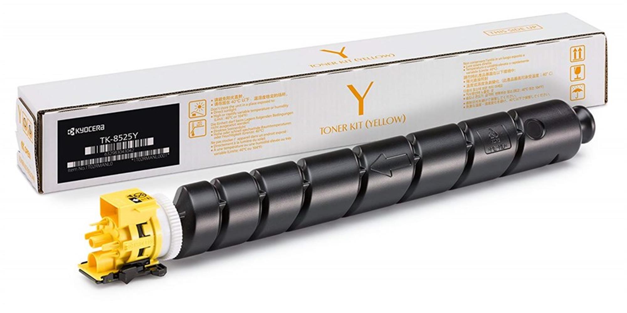 Kyocera TK-8525Y Yellow Sarı Orjinal Fotokopi Toneri Taskalfa 4052ci/4053ci 20.000 Sayfa
