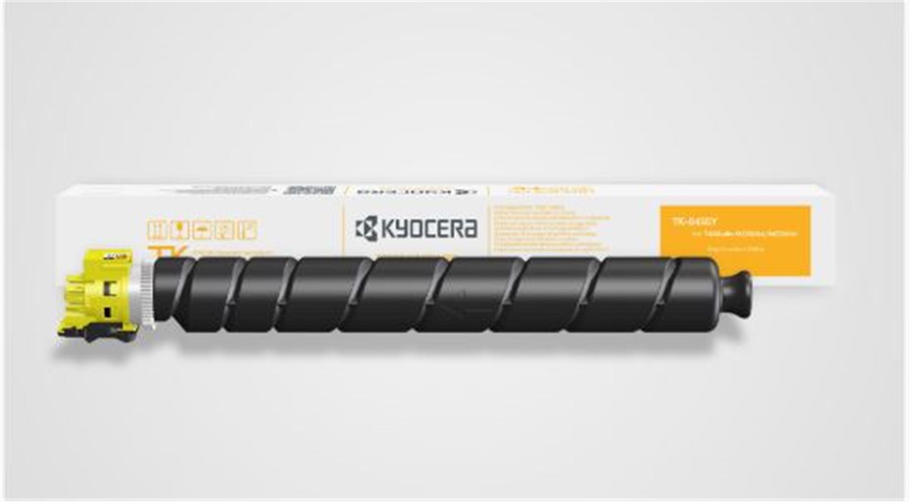 Kyocera TK-8455Y Yellow Sarı Orjinal Fotokopi Toneri TASKalfa MZ2501ci / MZ3501ci 12.000 Sayfa