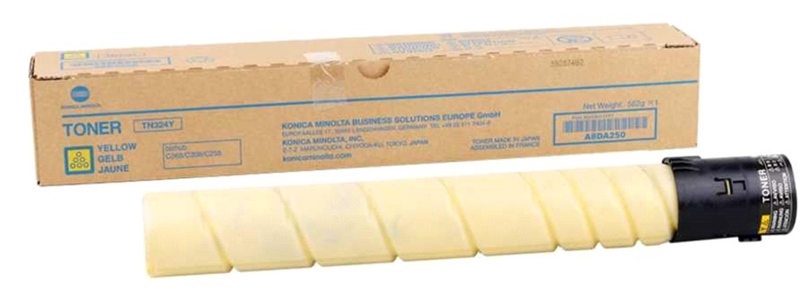Konica Minolta TN-324Y Yellow Sarı Orjinal Fotokopi Toneri Bizhup C258/308/368 26.000 Sayfa