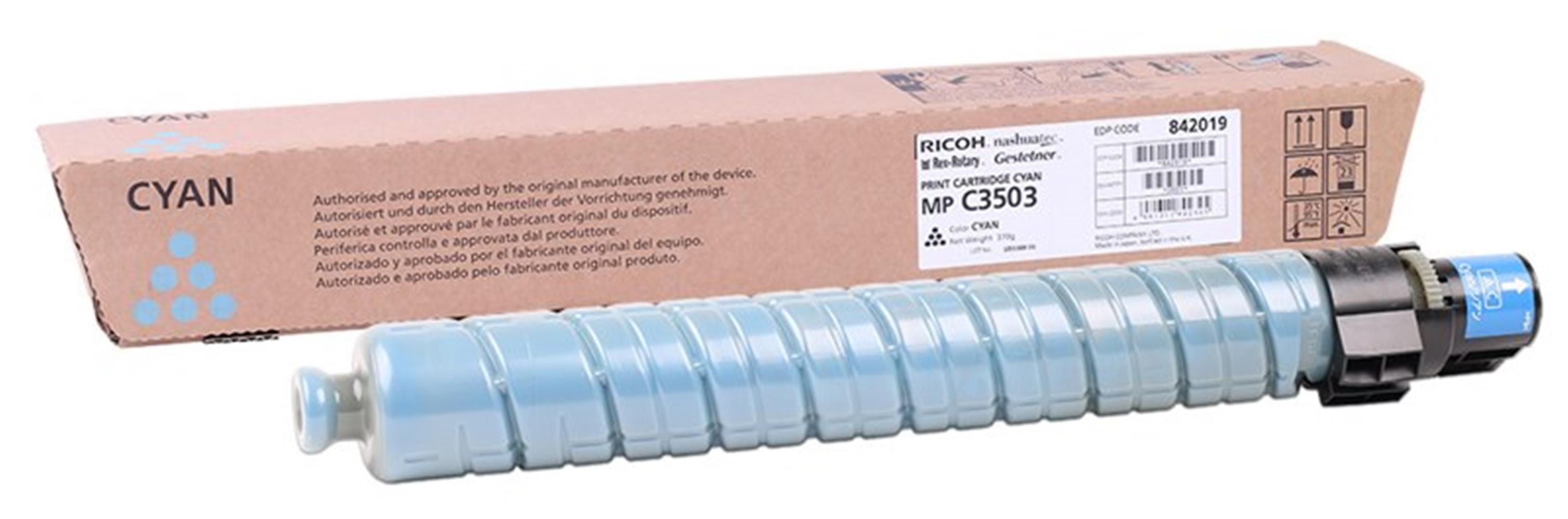 Ricoh MP C3503 Cyan Mavi Orjinal Fotokopi Toneri MP C3003/3004 18.000 Sayfa