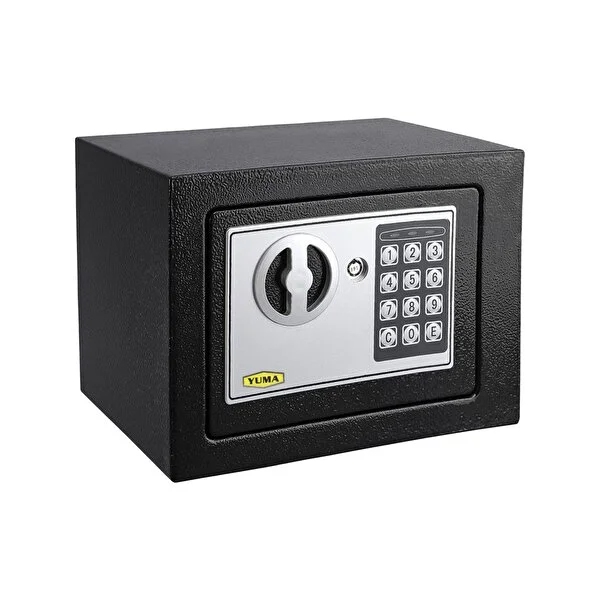 Yuma Ym-800 Mini Boy Şifreli Ve Anahtarlı Çelik Kasa - küçük görsel 1