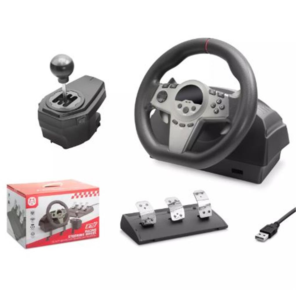 Nodar Nd757 Direksiyon Seti Siyah 270° Ps4/Ps3/Pc/Xbox One/N-Sw/Xbox Series/S P4 Slim P4 Pro Siyah