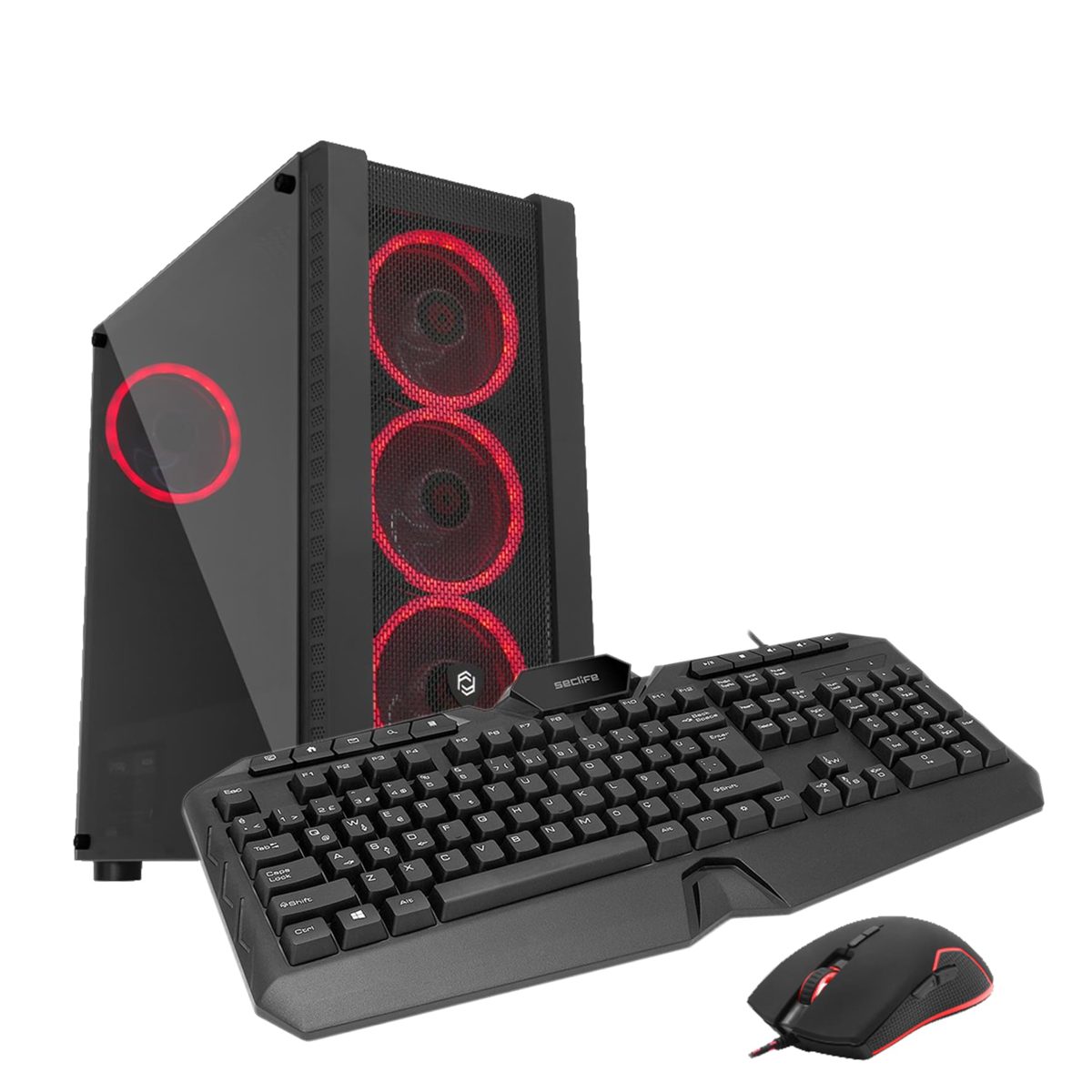 Seclife GM-4214 i5-12400F 32GB 1TB Nvme 8GB RX580 500W Dos Oyuncu Pc - görsel 2
