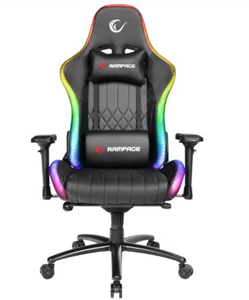 Rampage KL-R13 Void RGB Aydınlatmalı Siyah Oyuncu Koltuğu - görsel 2