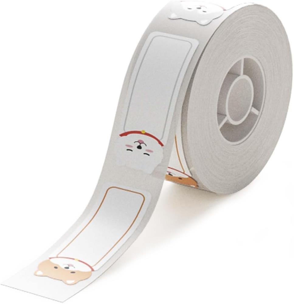 NIIMBOT T14*50-130PUPPY Beyaz-Renkli 14X50MM Termal Etiket - görsel 2