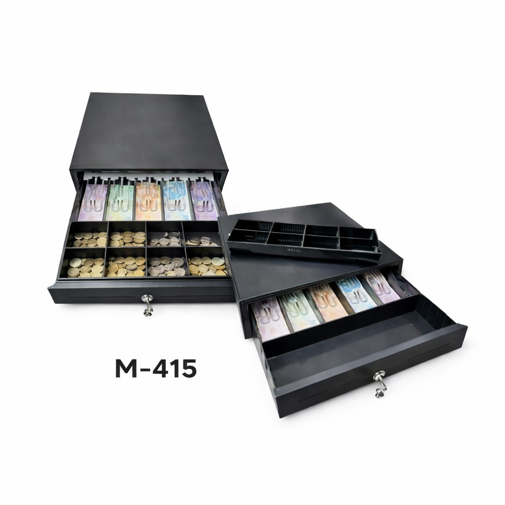 Dbpos M-415 Metal Para Çekmecesi 5 Gözlü Plastik Sürgü - görsel 2