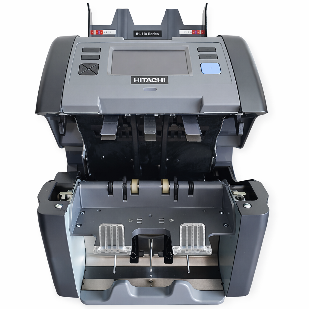 Hitachi-Hunter Ih-110 İki Katlı, 30 Ülke Kombinasyonlu Karışık Para Sayma Makinesi + Şarjlı Temizleme Süpürge Hediyeli - görsel 4