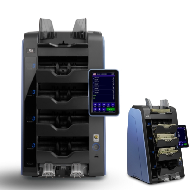 Kisan K5 4+1 Fitness Sorter Profesyonel Para Sayma Makinesi - görsel 3