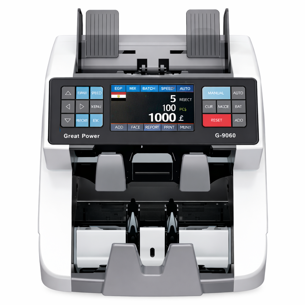 Pro 2500 Yazıcılı Para Sayma Makinesı 25 Ülke Beyaz