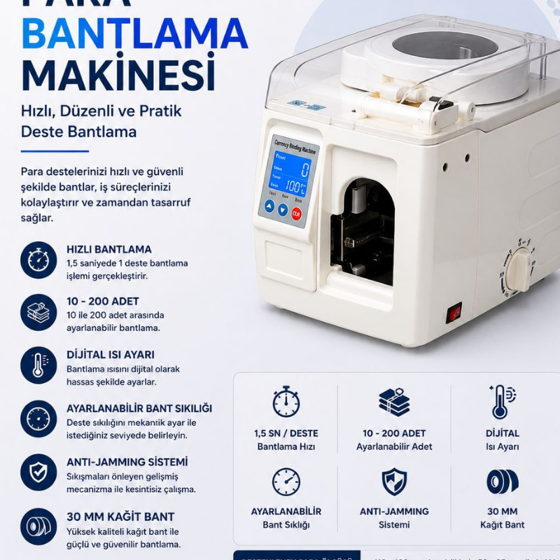 Banknot Bantlama ve Paketleme Makinesi - görsel 3