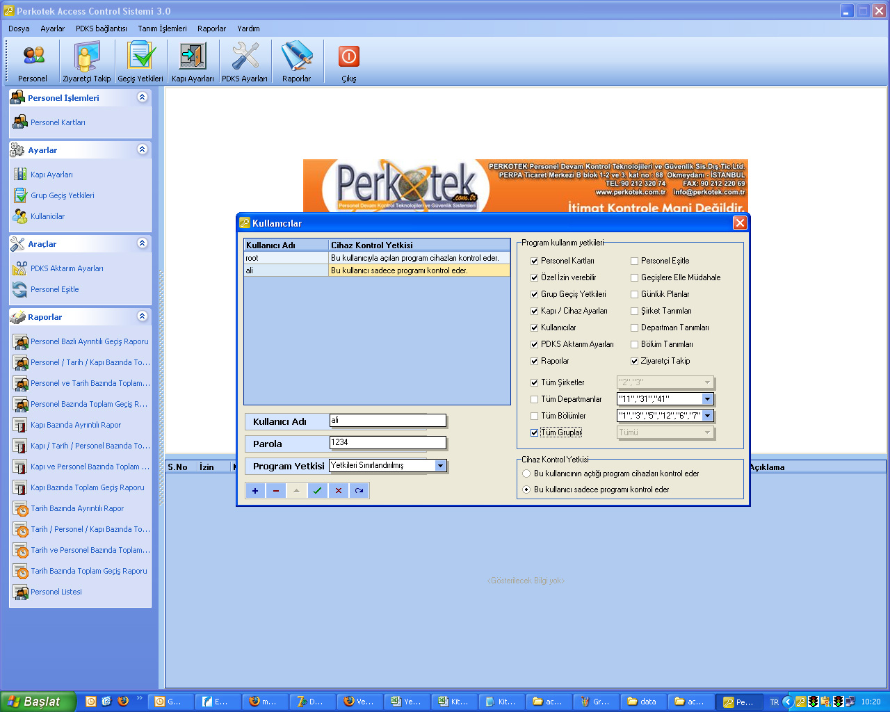 Access Control Yazılımı - görsel 8