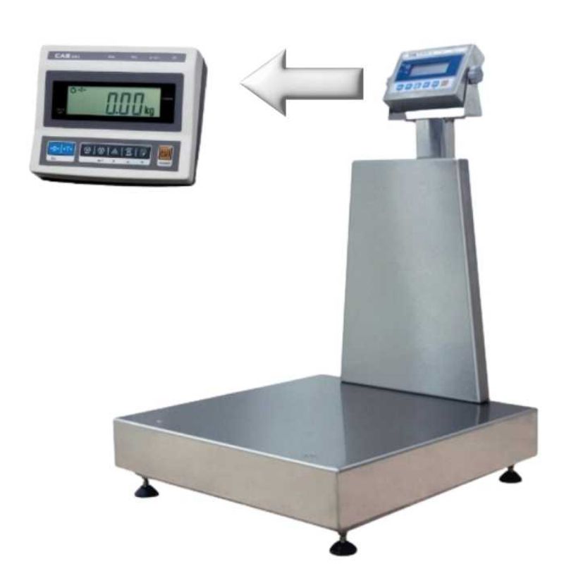 Cas DBII 300-600 Kg 80*90 Ful Paslanmaz Baskül