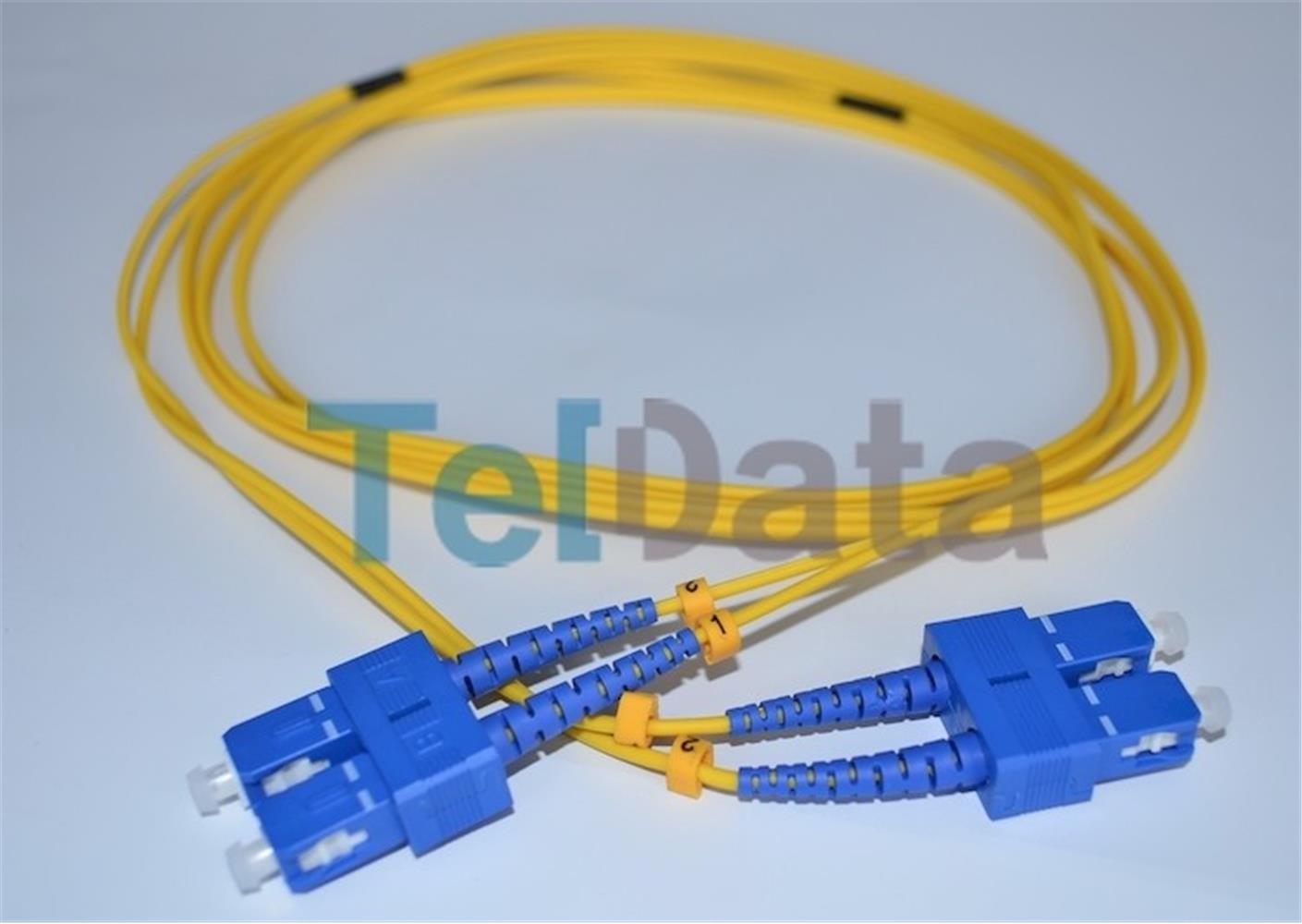 TELDATA TLD-SC113 SC/UPC-SC/UPC SM DX 3 METRE FIBER OPTIK PATCHCORD