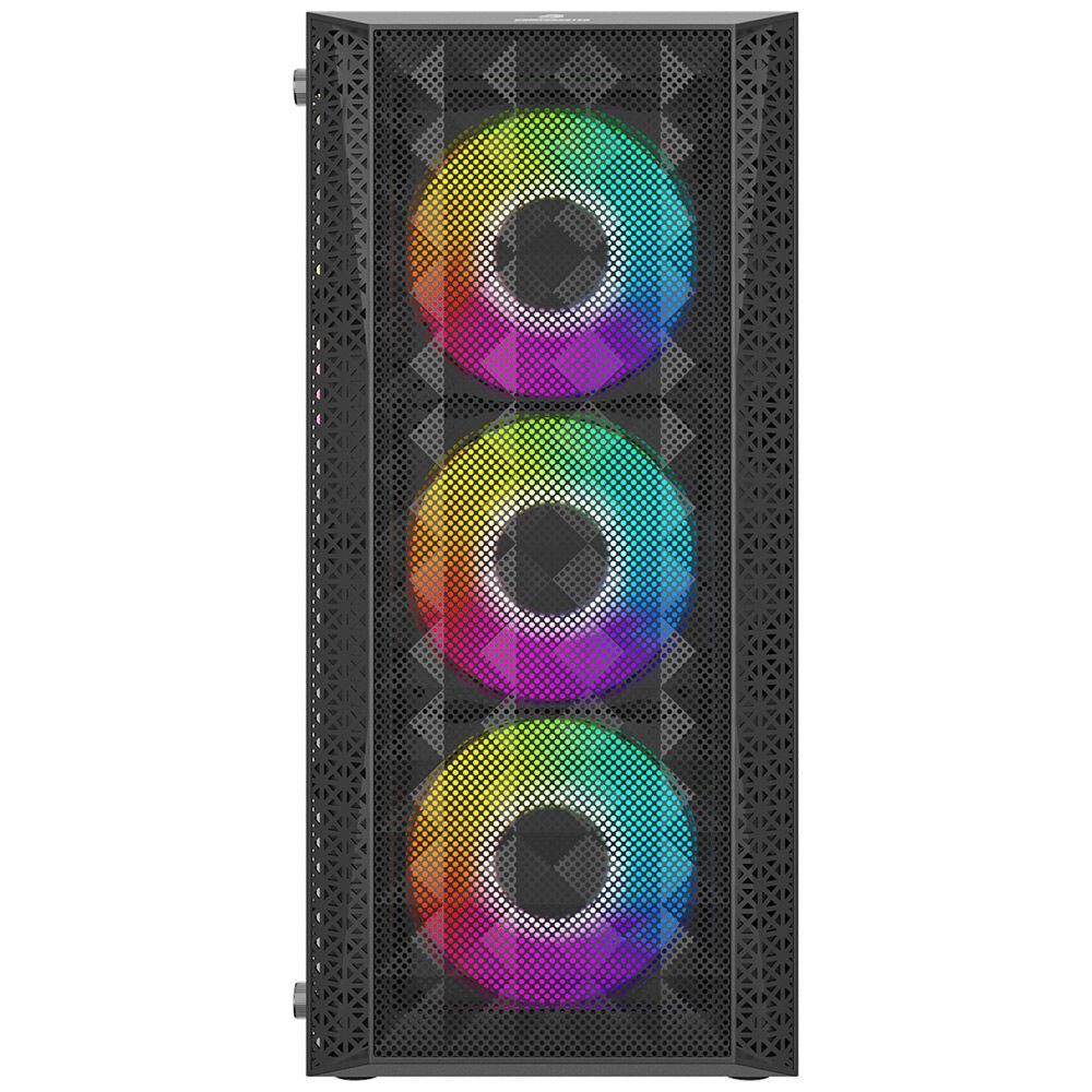 GameBooster GB-G2616B USB3.0 Mesh Panel Siyah Kasa (PSU Yok) - görsel 2