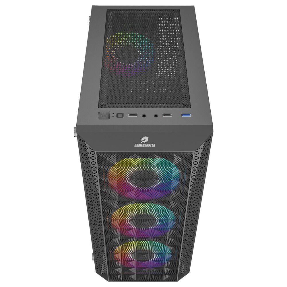 GameBooster GB-G2616B USB3.0 Mesh Panel Siyah Kasa (PSU Yok) - görsel 4