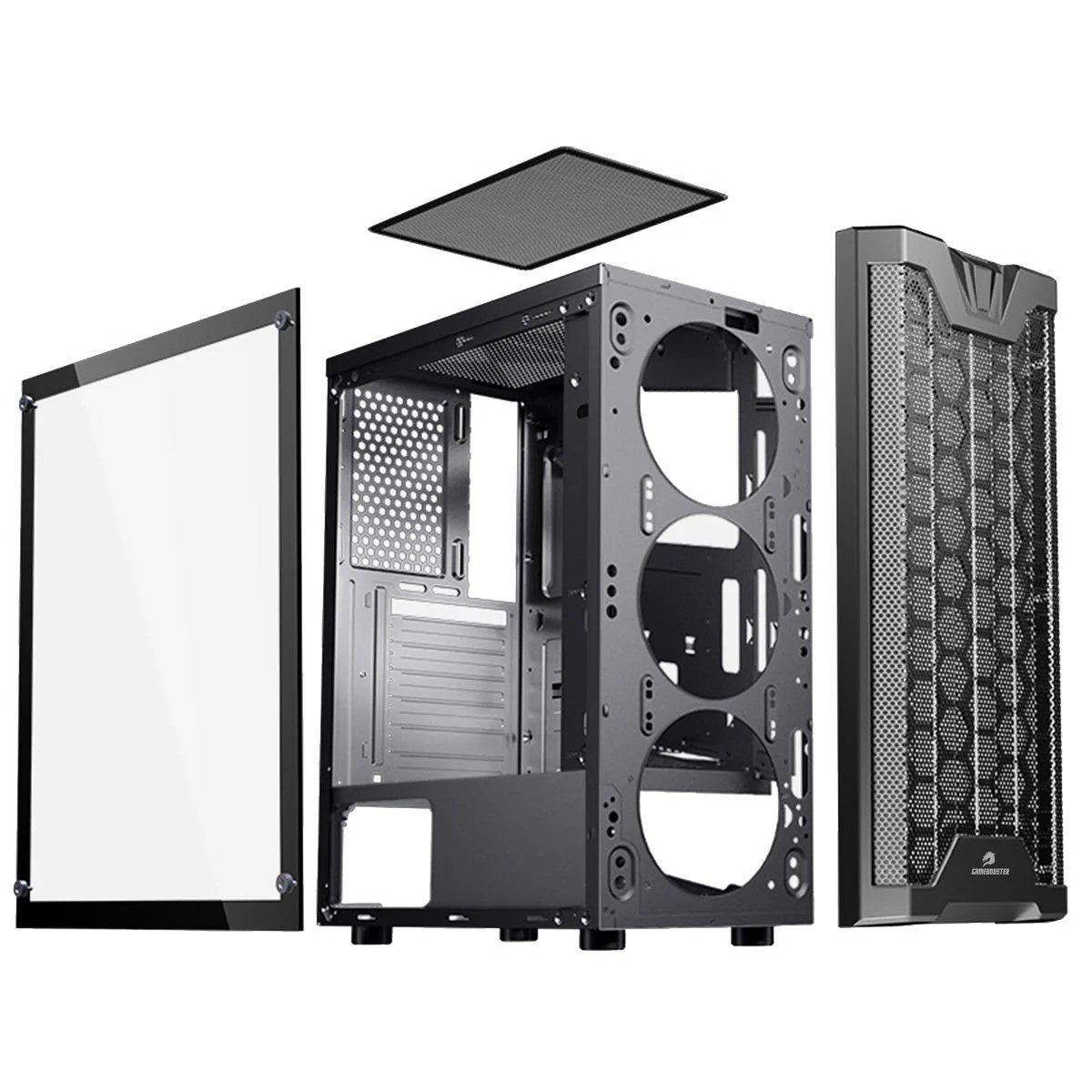 GameBooster GB-F3101B RGB ATX Mesh Siyah Kasa (PSU Yok) - görsel 2