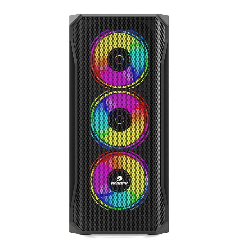 GameBooster GB-T005MB USB3.0 RGB Fan Mesh Panel Siyah Kasa (PSU Yok) - görsel 2