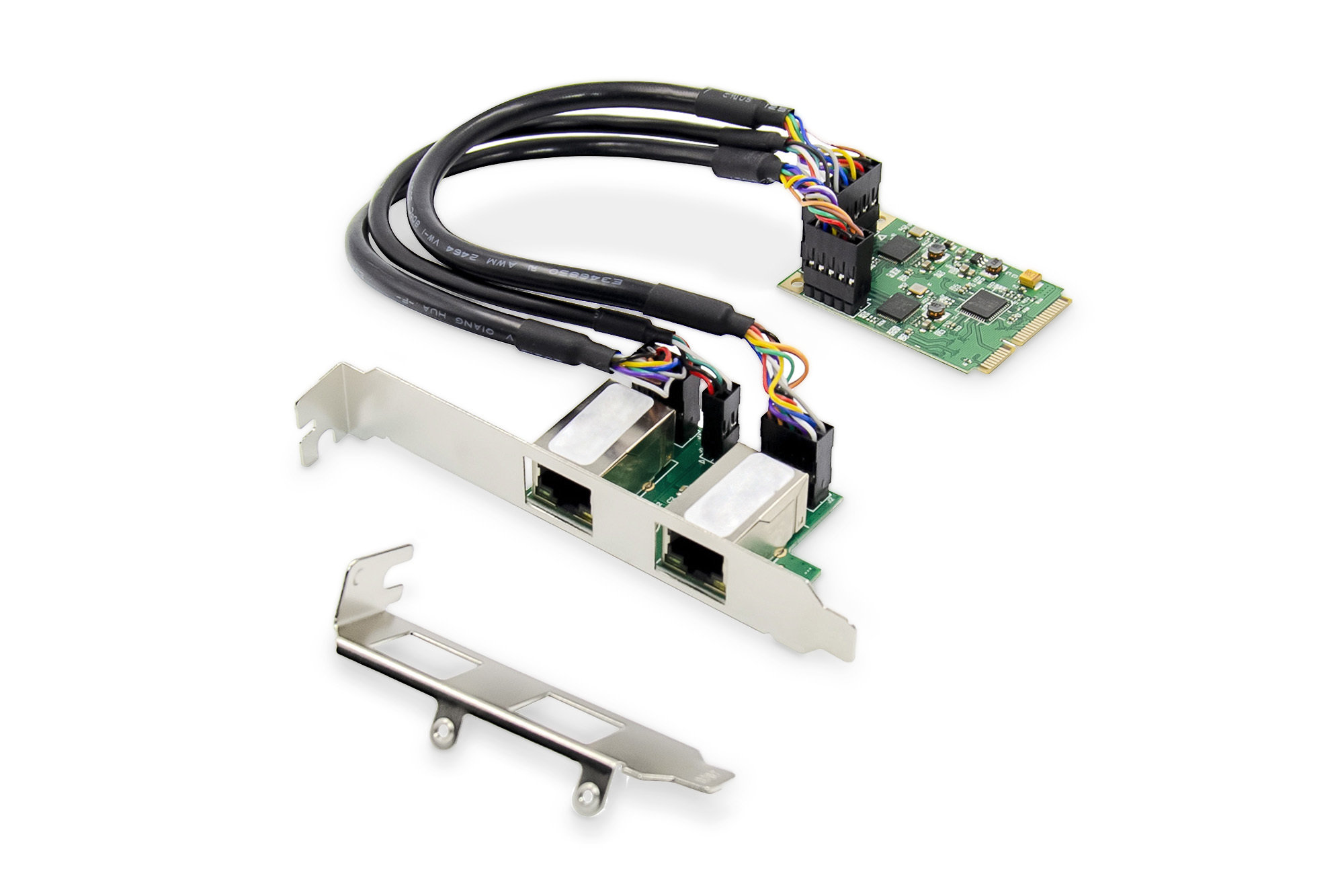 Digitus DN-10134 2 Port Gigabit Ethernet mini PCI Express Kart
