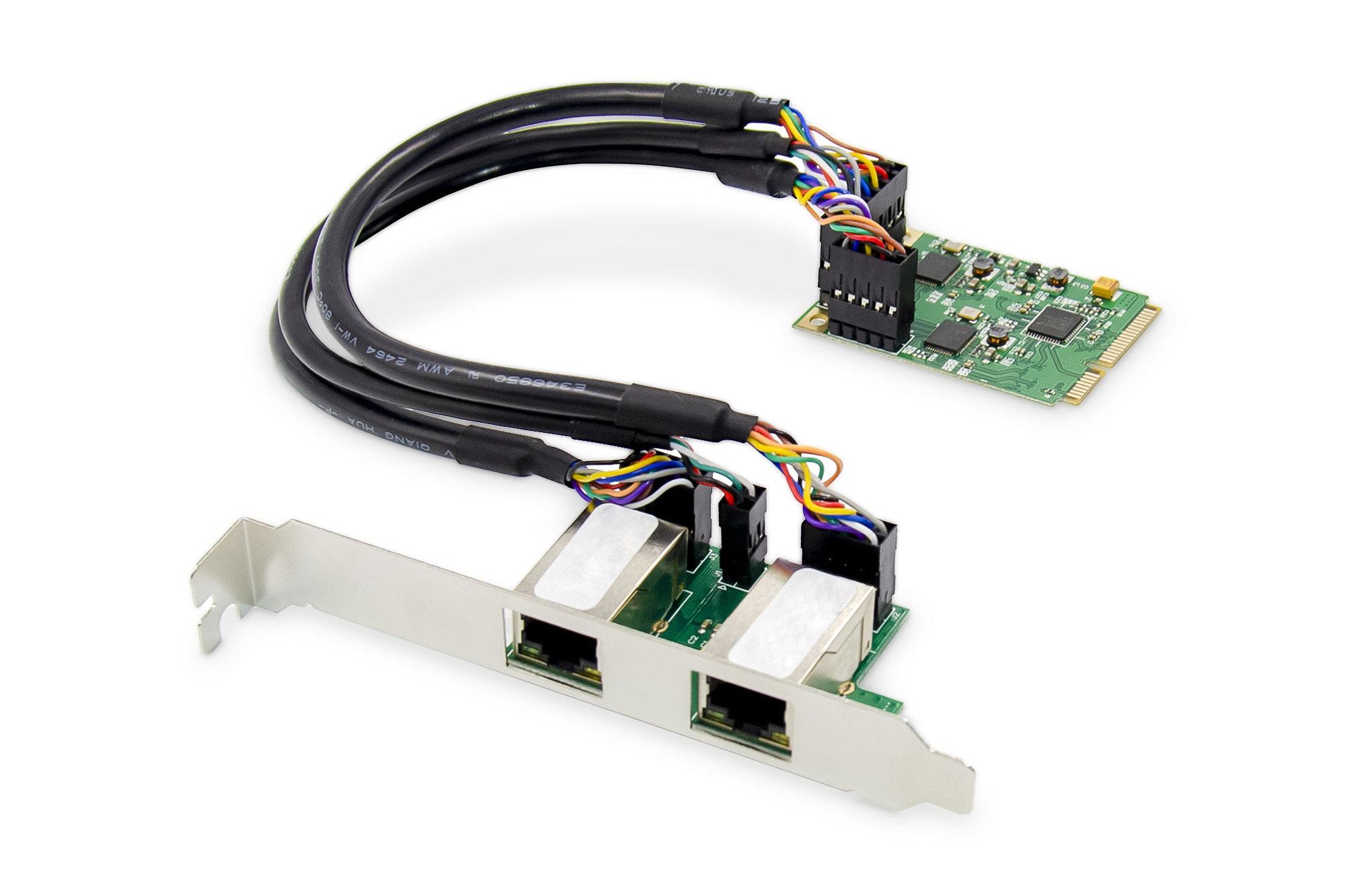 Digitus DN-10134 2 Port Gigabit Ethernet mini PCI Express Kart - görsel 3