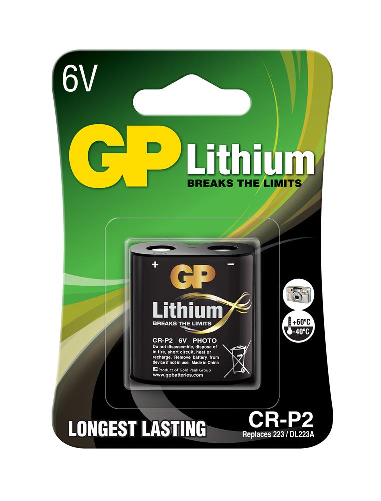 GP CRP2 6V Lityum Fotoğraf Makinesi Pili - görsel 2
