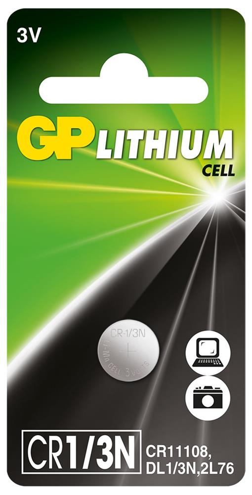 GP GPCR1/3N 3V CR11108-2L76-DL1/3N Lityum Cell Hafıza Düğme Pil Tekli Paket - görsel 2