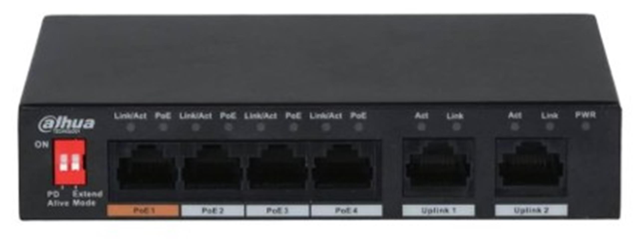 DAHUA CS4226-24ET-240 24FE PoE Port (240W), 2GE Combo, 2xSFP Cloud Managed Switch - görsel 2