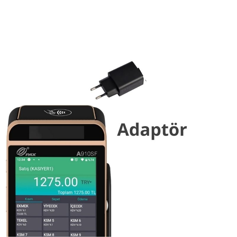 Pax A910sf Uyumlu B910sf Adaptör