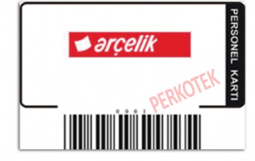 Barkodlu Logo ve Seri Numaralı Personel Takip Kartı (10 lu paket) - görsel 4