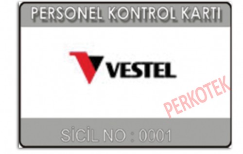 Barkodlu Logo ve Seri Numaralı Personel Takip Kartı (10 lu paket) - görsel 5