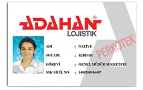 Barkodlu, İsim, resim, logo ve bilgi girişli personel yaka kartı (10 lu paket) - görsel 3