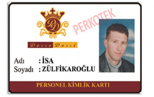 Barkodlu, İsim, resim, logo ve bilgi girişli personel yaka kartı (10 lu paket) - görsel 4