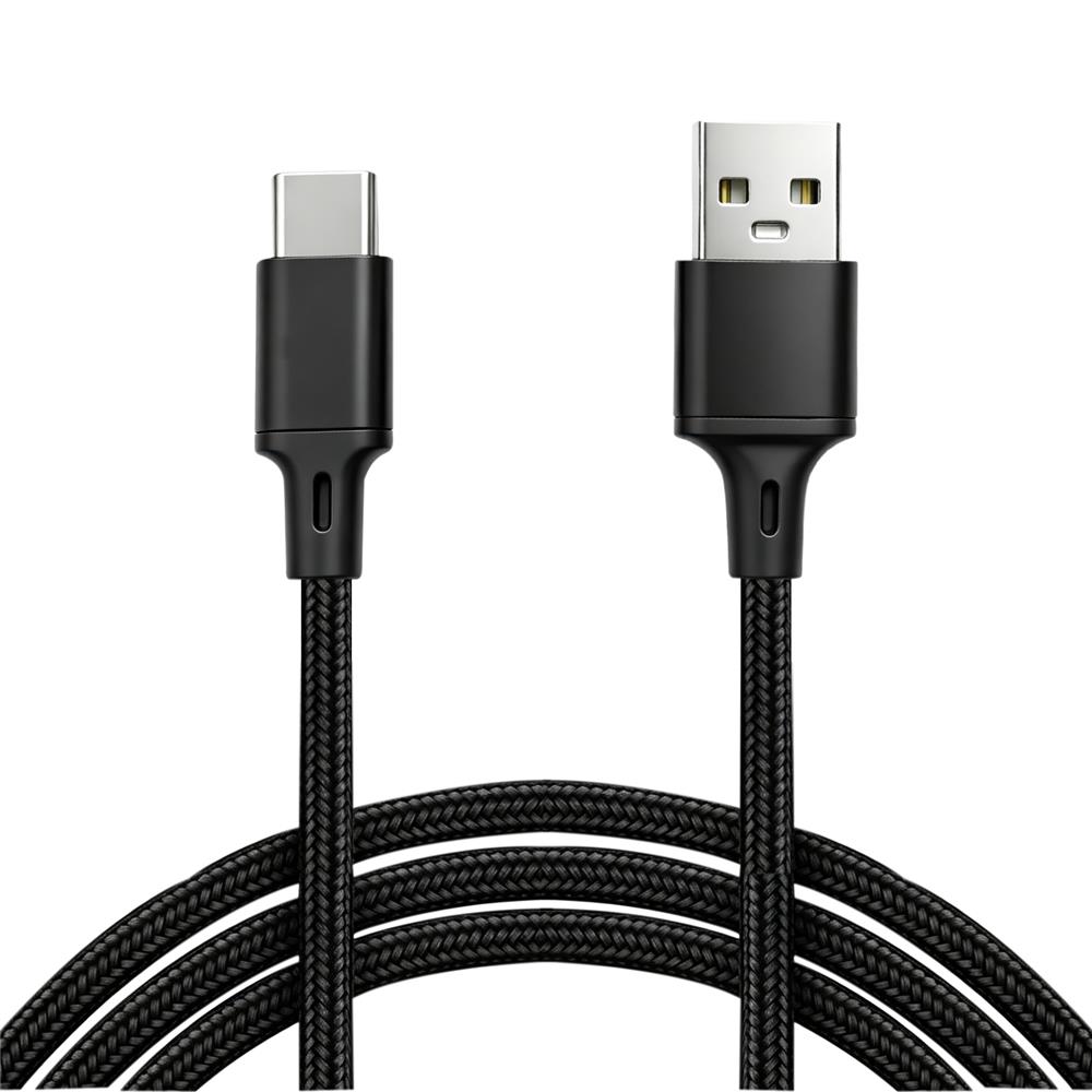 Vcom CU252 Type-C to USB 3m 15W (5V/3A) Örgülü Şarj Kablosu - görsel 2