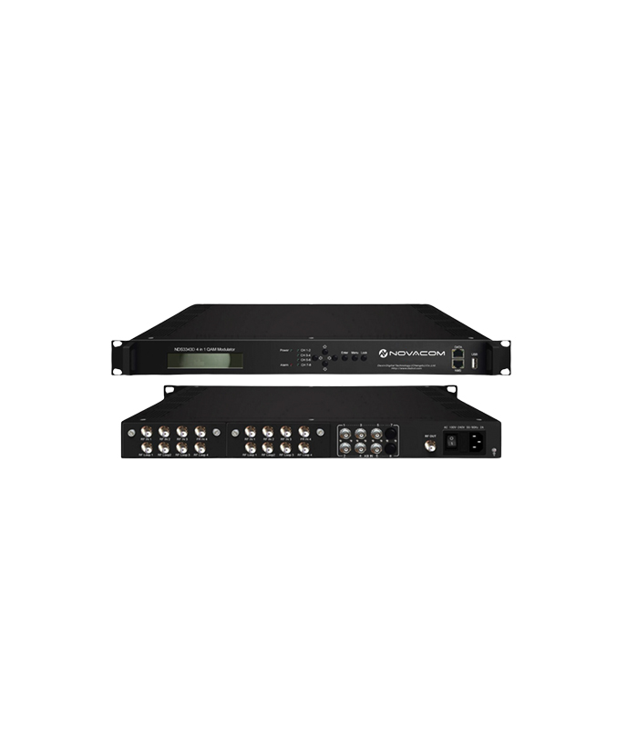 NR01T-Q8 X MUX (8 DVB-S2 FTA tuner to 4 QAM modulator) - küçük görsel 1