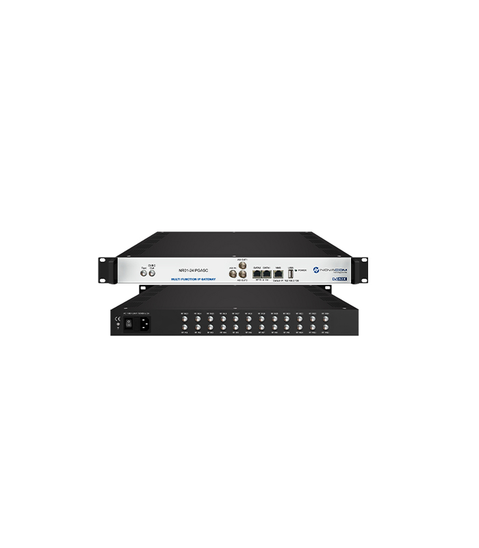 NR01-24IPGASC 24X16 DVB-S/S2 TO DVB-C MODULATOR IP GATEWAY( 24 FTA ) - küçük görsel 1