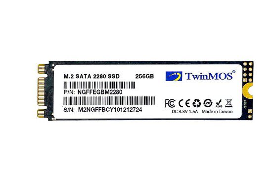 256GB TwinMOS M.2 2280 Sata3 580Mb-550Mb/s (NGFFEGBM2280) SSD Disk - görsel 2
