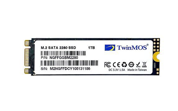 1TB TwinMOS M.2 2280 Sata3 580Mb-550Mb/s (NGFFGGBM2280) SSD Disk - görsel 2