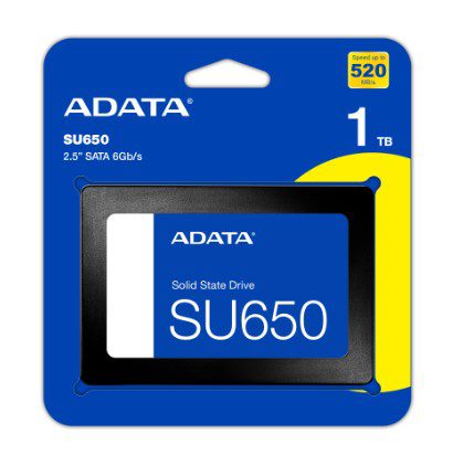 1TB Adata SU650 2.5" 520/450MB/s (ASU650SS-1TT-R) SSD Disk - görsel 2