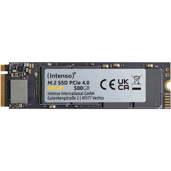 500GB Intenso MI500 Gen.4x4 NVMe 1.4 5300MB-4000MB/s SSD Disk - görsel 2